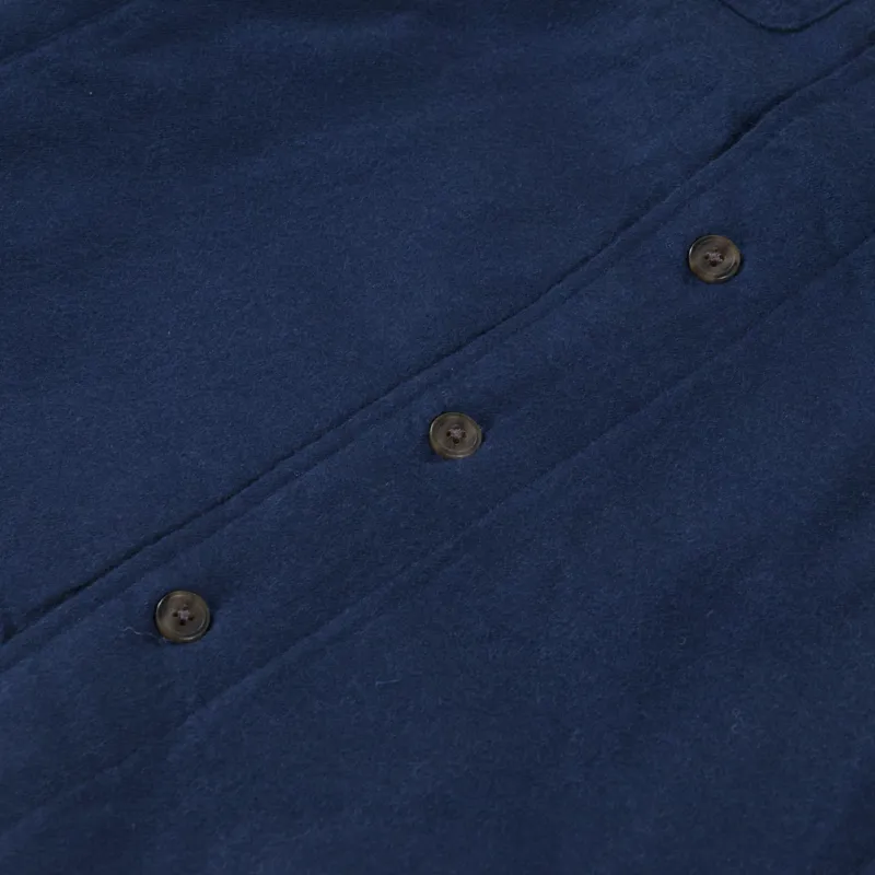 Patagonia Lightweight Insulated Fjord Flannel Shirt New Navy-8