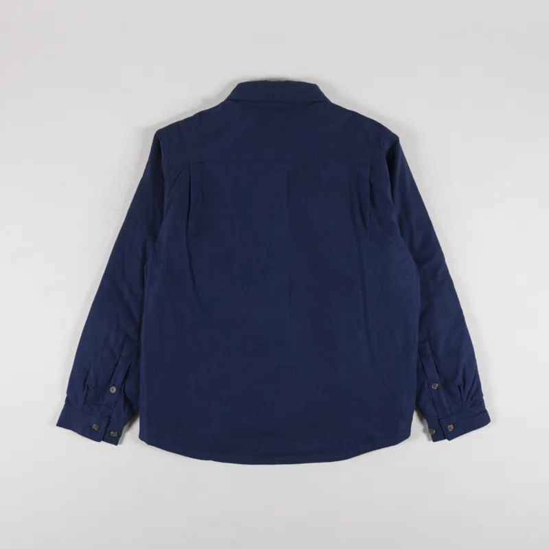 Patagonia Lightweight Insulated Fjord Flannel Shirt New Navy-2