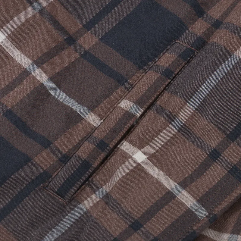 Patagonia Lightweight Insulated Fjord Flannel Shirt Outdoor Molasses Brown-11