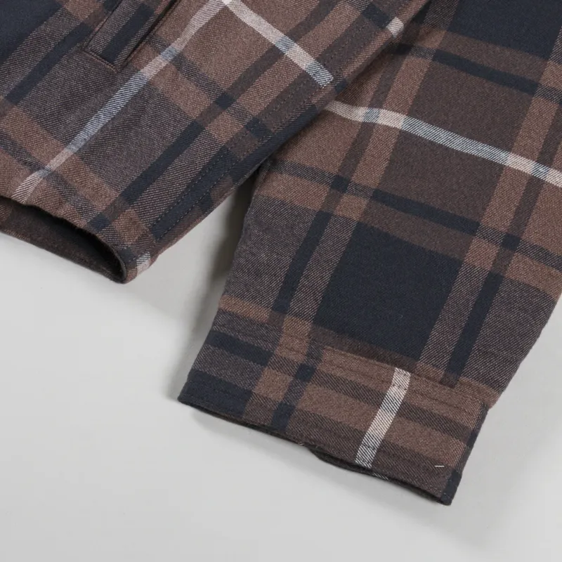 Patagonia Lightweight Insulated Fjord Flannel Shirt Outdoor Molasses Brown-8