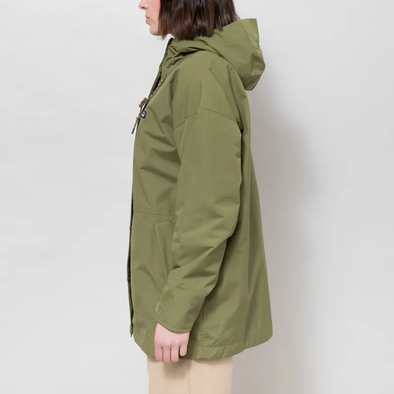 Patagonia Womens Outdoor Everyday Rain Jacket Caper Green-2