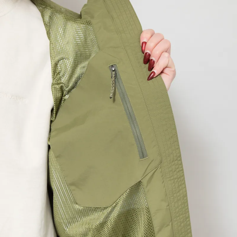 Patagonia Womens Outdoor Everyday Rain Jacket Caper Green-8