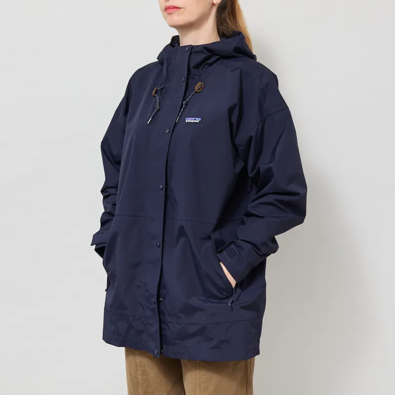 Patagonia Womens Outdoor Everyday Rain Jacket Sunken Blue-1