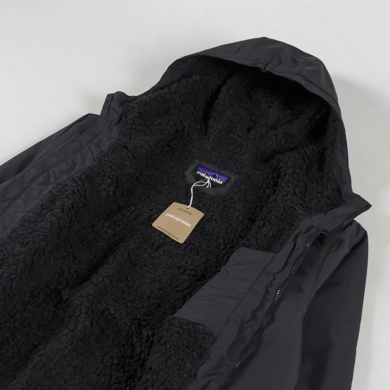 Patagonia Lined Isthmus Hoody Ink Black-4