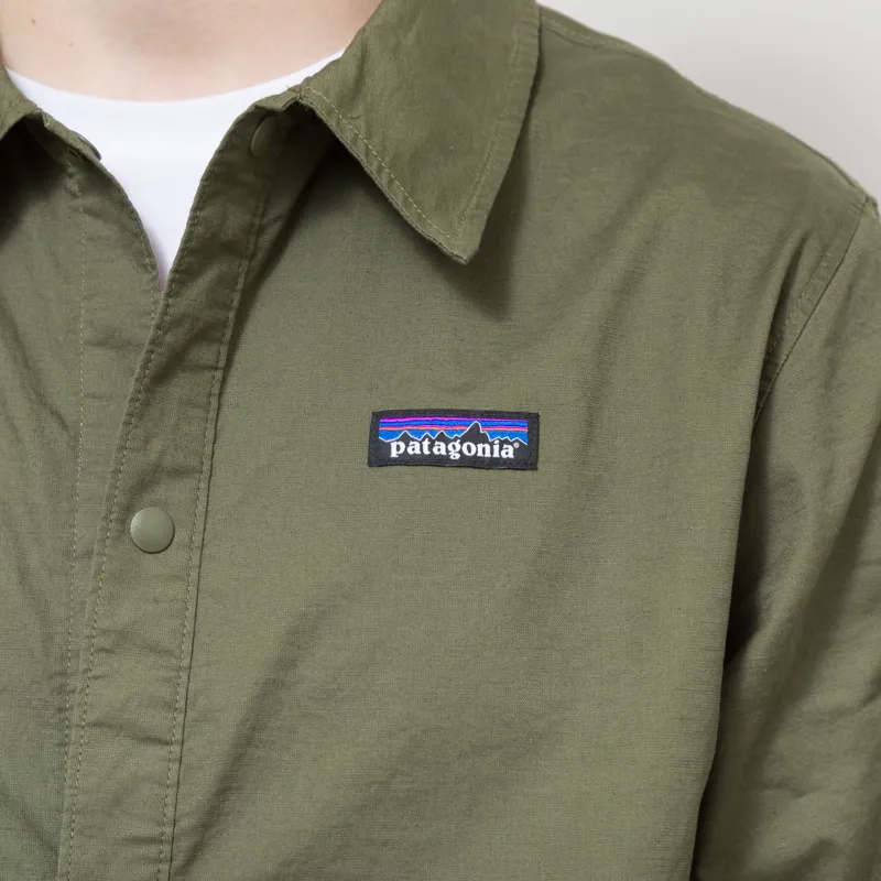 Patagonia Lightweight All-Wear Unlined Jacket Basin Green-4