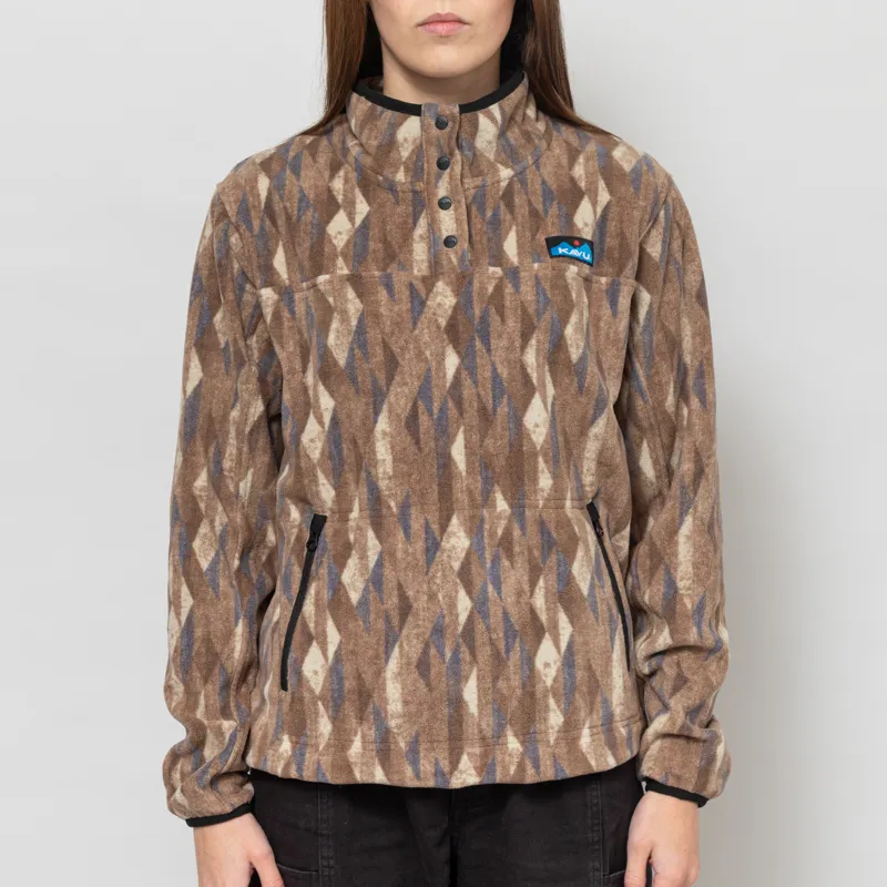 Kavu Womens Cavanaugh Fleece Earth Motion