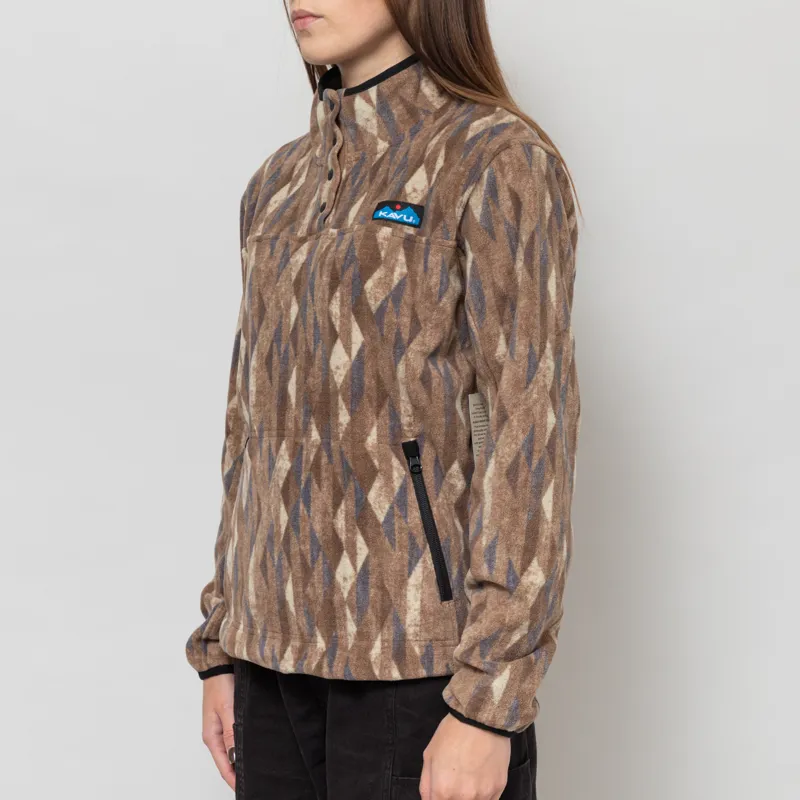 Kavu Womens Cavanaugh Fleece Earth Motion-1