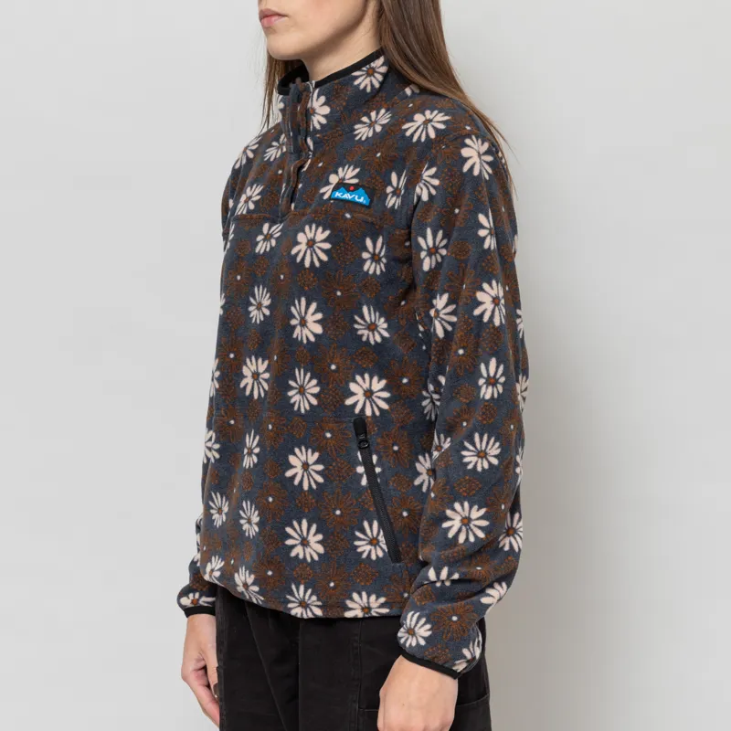 Kavu Womens Cavanaugh Fleece Fall Floral-1