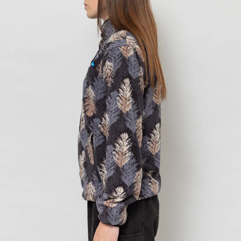 Kavu Womens Cavanaugh Fleece Leaf Layout-2