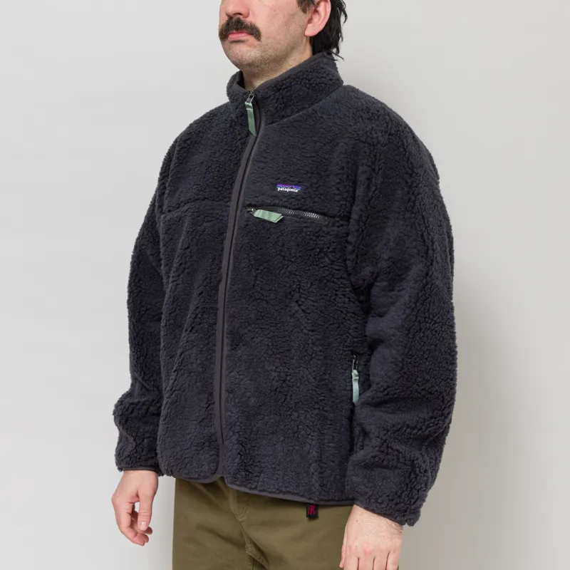 Patagonia Natural Blend Retro Cardigan Ink Black-1