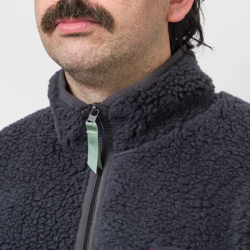 Patagonia Natural Blend Retro Cardigan Ink Black-5