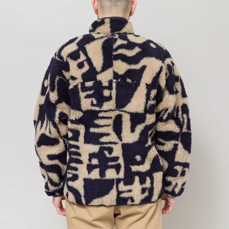 Patagonia Natural Blend Retro Cardigan Mother Tree Oar Tan-3