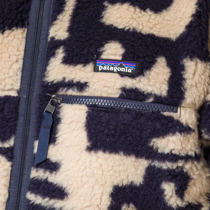 Patagonia Natural Blend Retro Cardigan Mother Tree Oar Tan-6