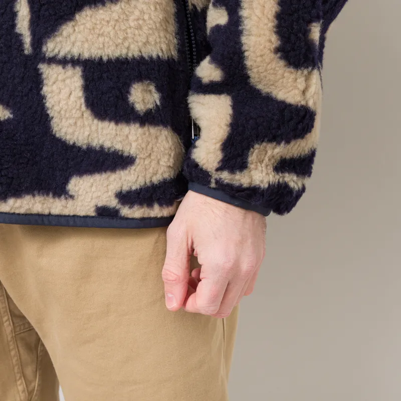 Patagonia Natural Blend Retro Cardigan Mother Tree Oar Tan-9