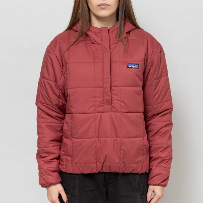 Patagonia Womens Light Gust Hooded Pullover Sequoia Red