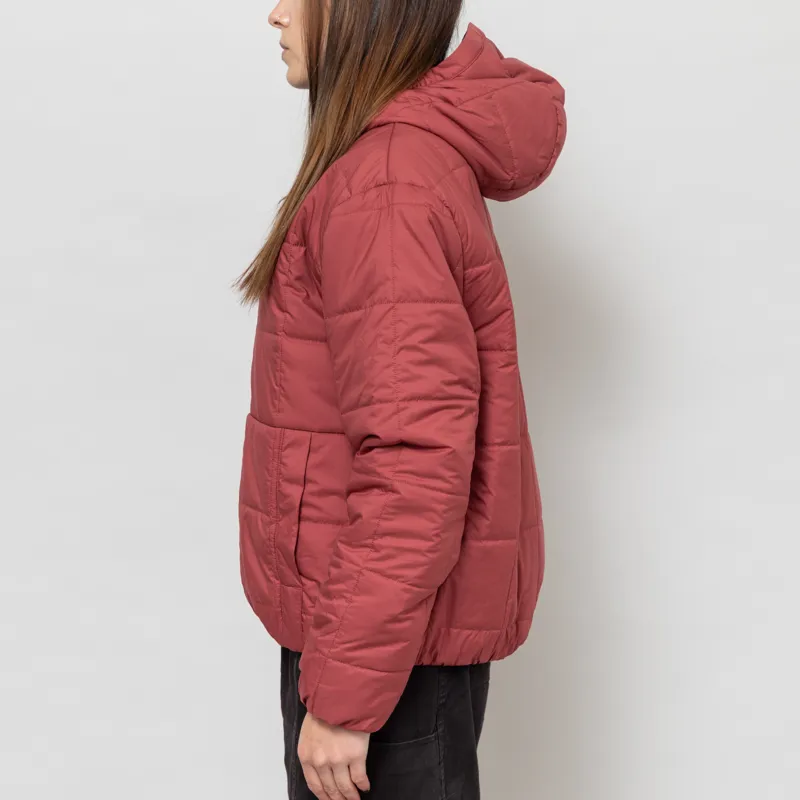 Patagonia Womens Light Gust Hooded Pullover Sequoia Red-2