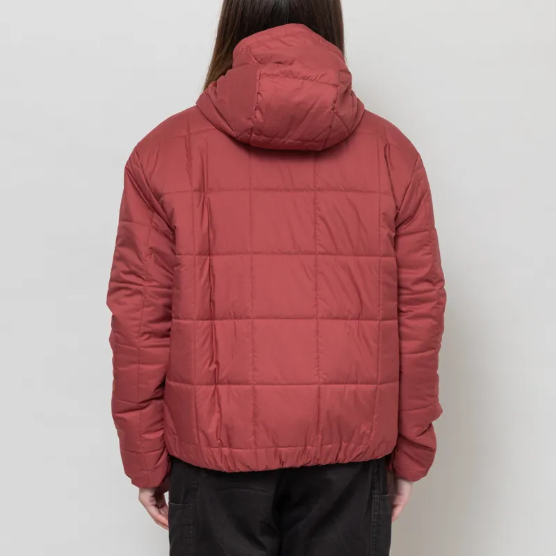 Patagonia Womens Light Gust Hooded Pullover Sequoia Red-3