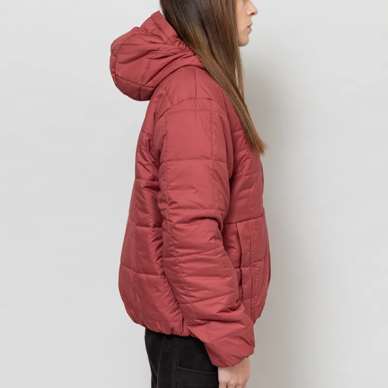 Patagonia Womens Light Gust Hooded Pullover Sequoia Red-4