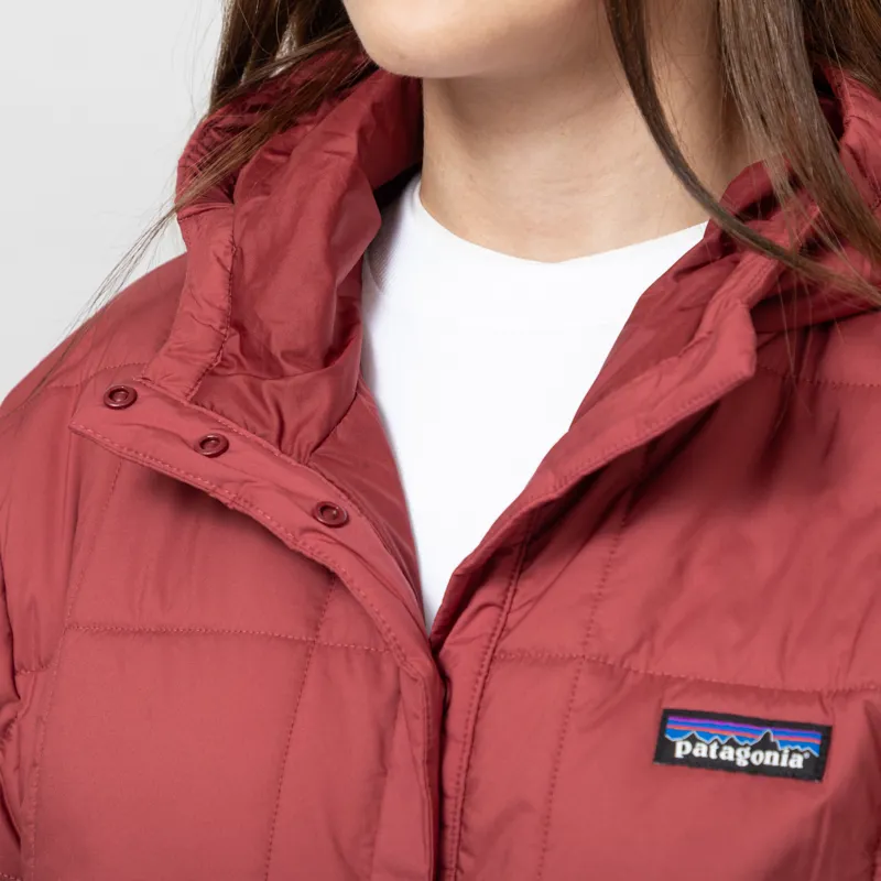 Patagonia Womens Light Gust Hooded Pullover Sequoia Red-7