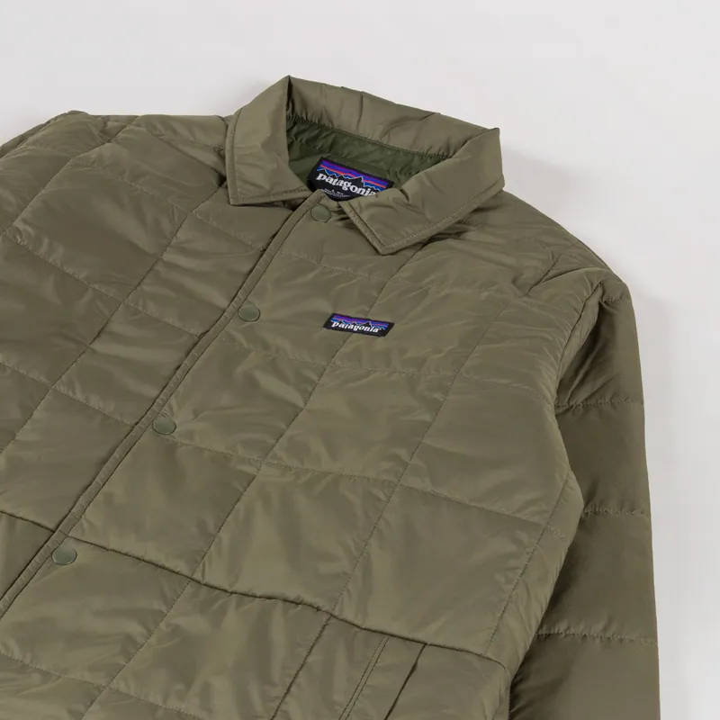 Patagonia Light Gust Shirt Jacket Basin Green-3