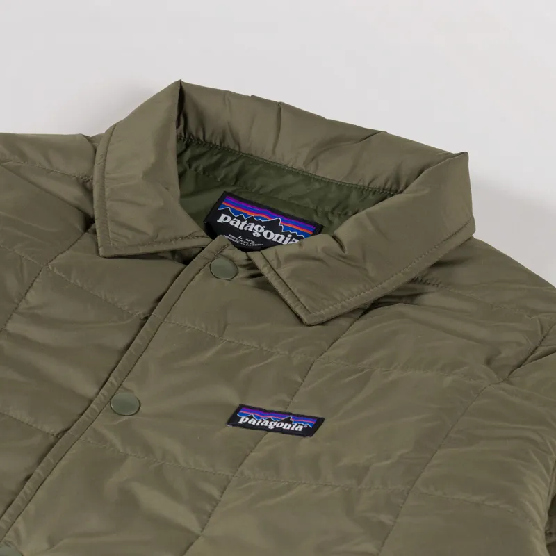 Patagonia Light Gust Shirt Jacket Basin Green-6