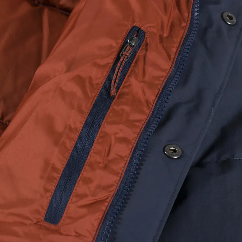 Patagonia Downdrift Jacket Smolder Blue Burnished Red-12