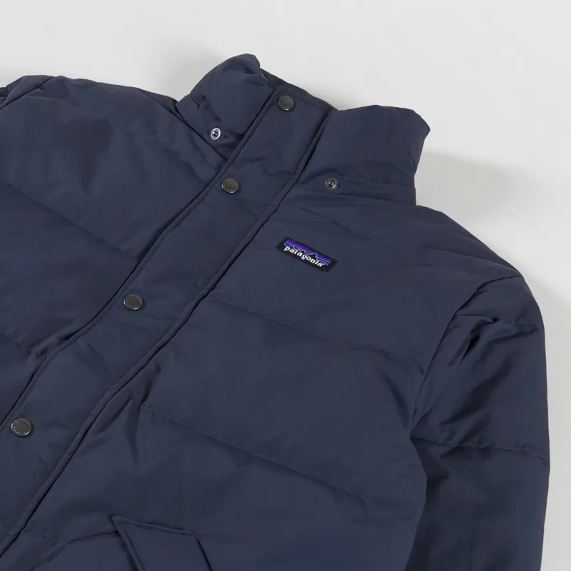 Patagonia Downdrift Jacket Smolder Blue Burnished Red-5