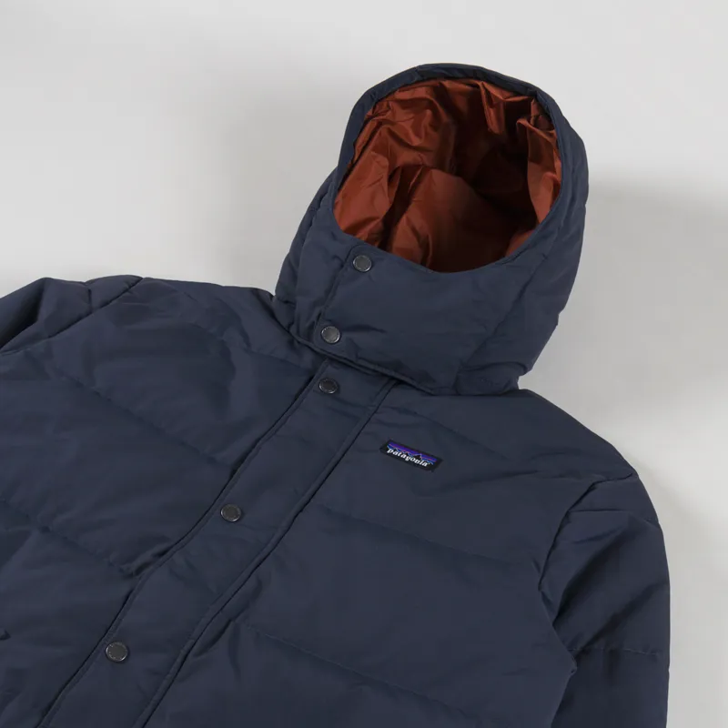 Patagonia Downdrift Jacket Smolder Blue Burnished Red-4
