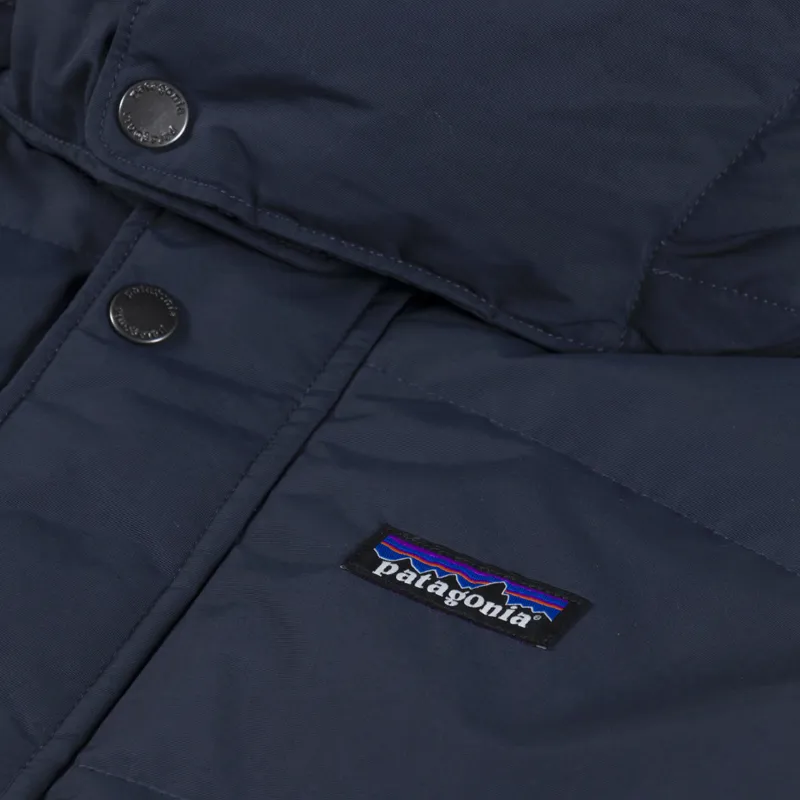 Patagonia Downdrift Jacket Smolder Blue Burnished Red-13