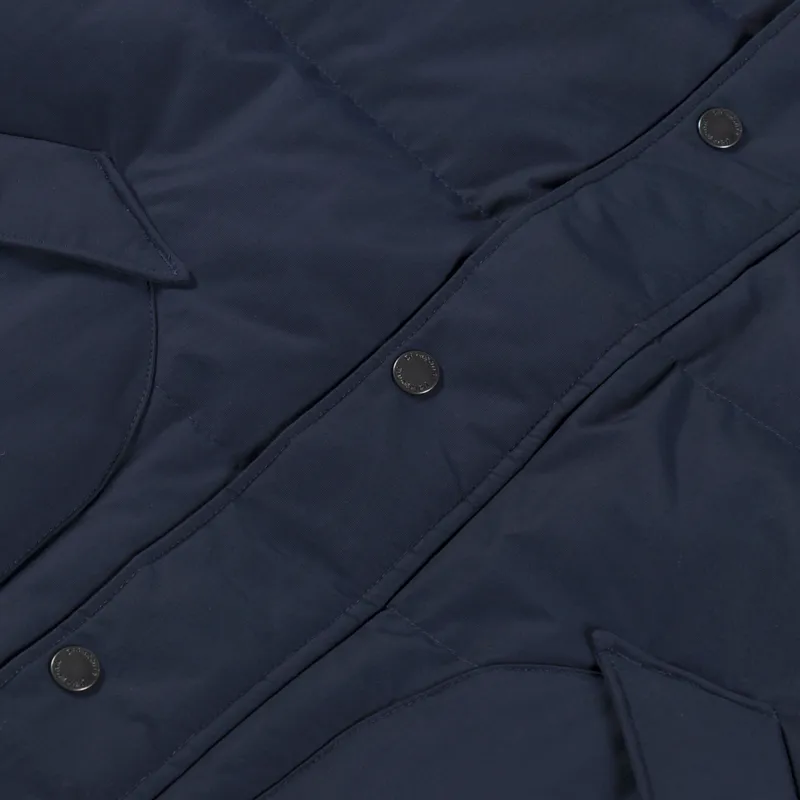 Patagonia Downdrift Jacket Smolder Blue Burnished Red-11