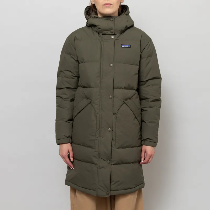 Patagonia Womens Downdrift Parka Basin Green