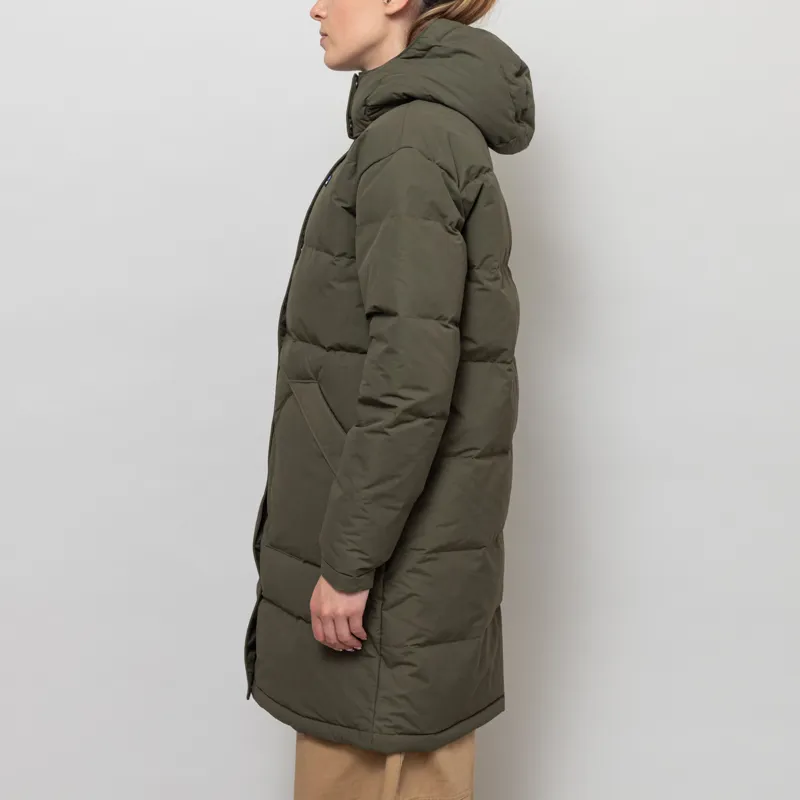 Patagonia Womens Downdrift Parka Basin Green-3