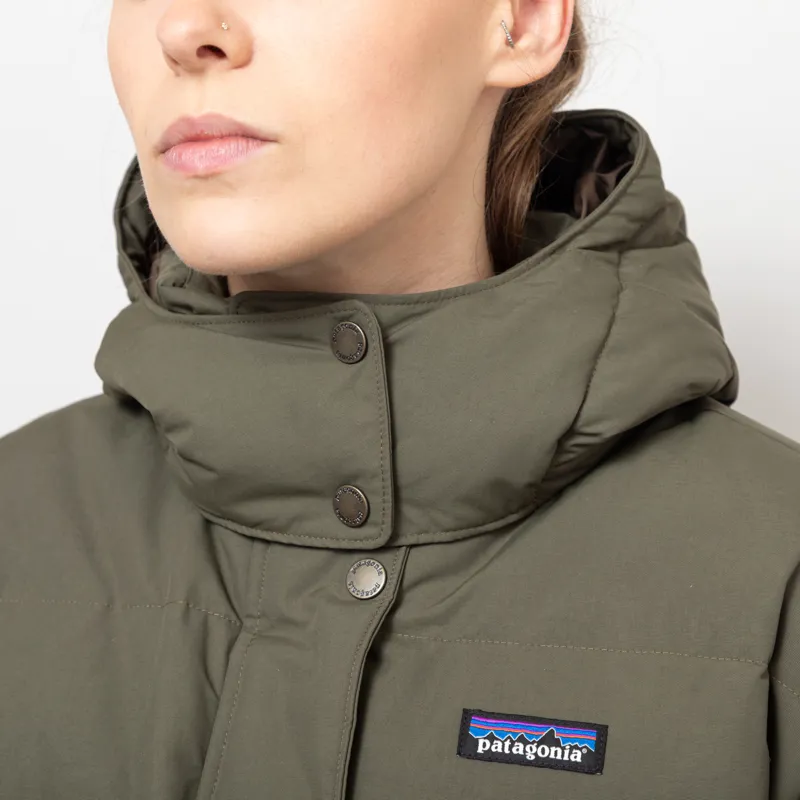 Patagonia Womens Downdrift Parka Basin Green-7
