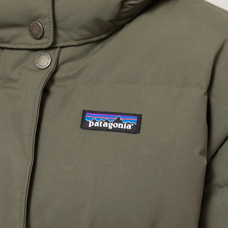 Patagonia Womens Downdrift Parka Basin Green-10