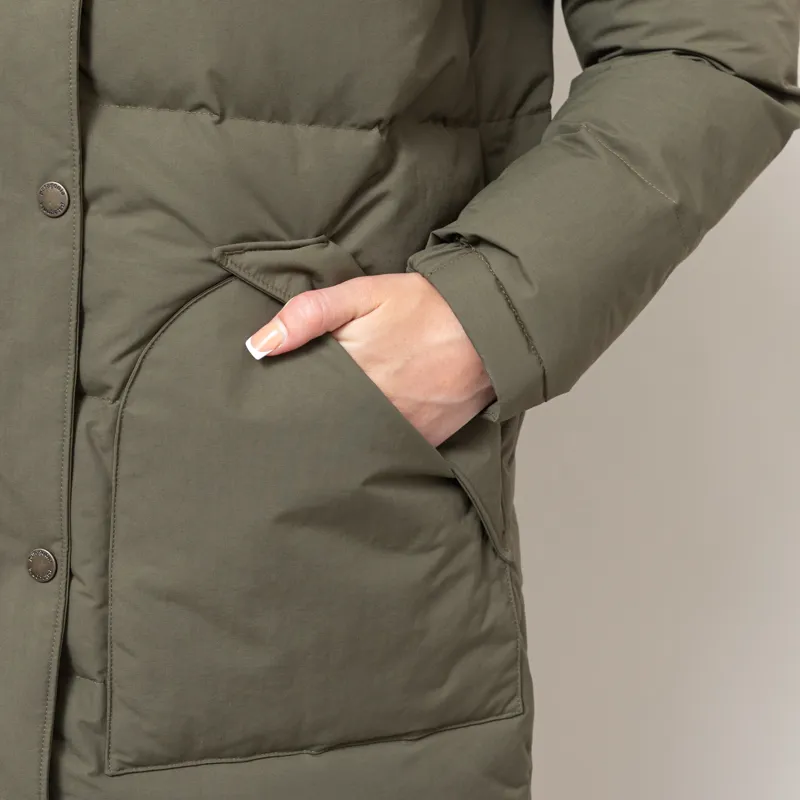 Patagonia Womens Downdrift Parka Basin Green-12