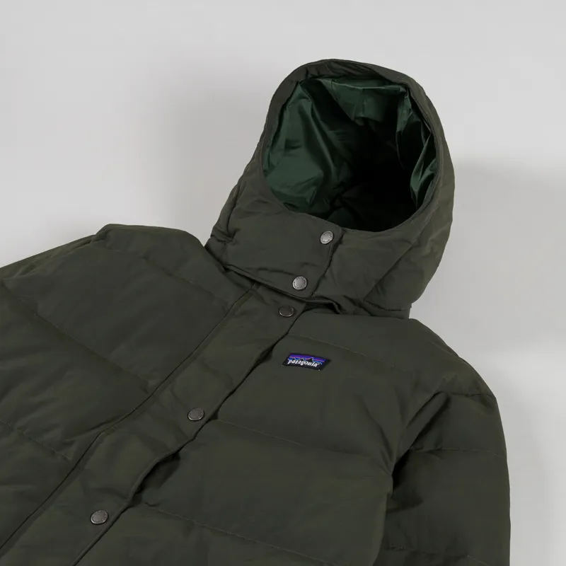 Patagonia Womens Downdrift Parka Pine Needle Green-3