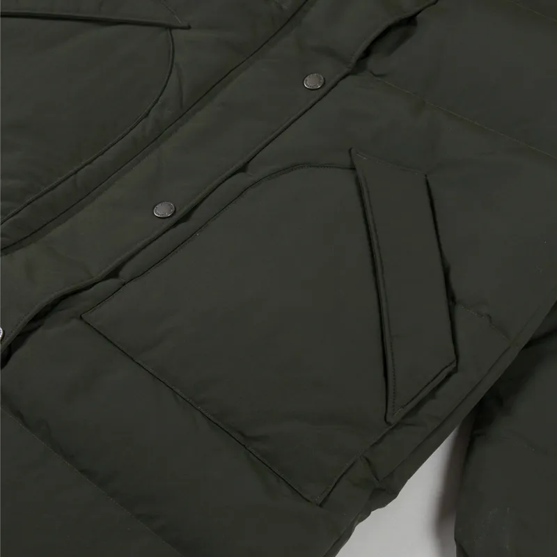 Patagonia Womens Downdrift Parka Pine Needle Green-9