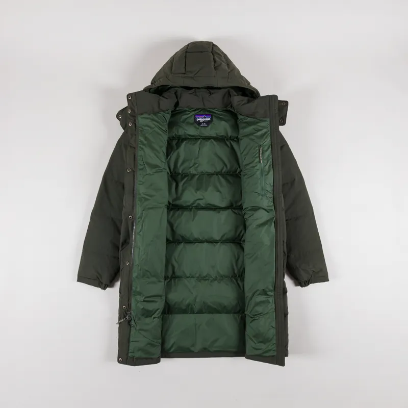 Patagonia Womens Downdrift Parka Pine Needle Green-1