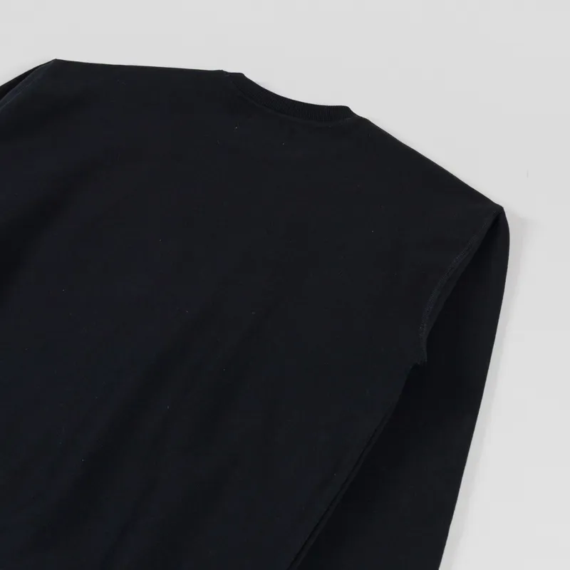 Revolution Loose Crewneck Black-3