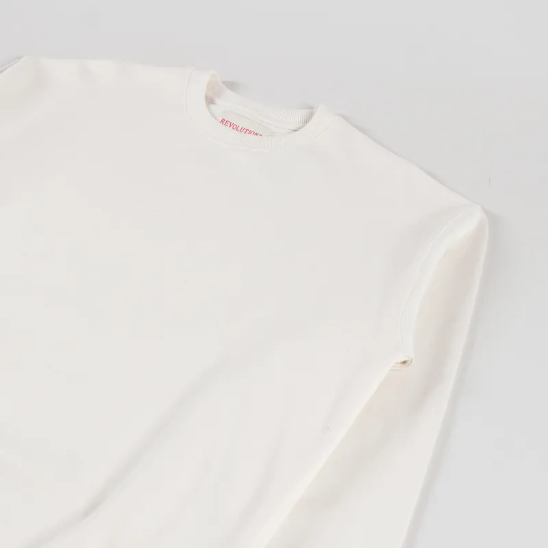 Revolution Loose Crewneck Off White-2
