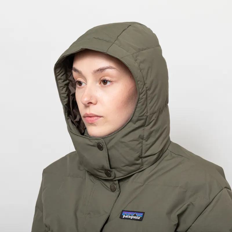 Patagonia Womens Downdrift Jacket Basin Green-8