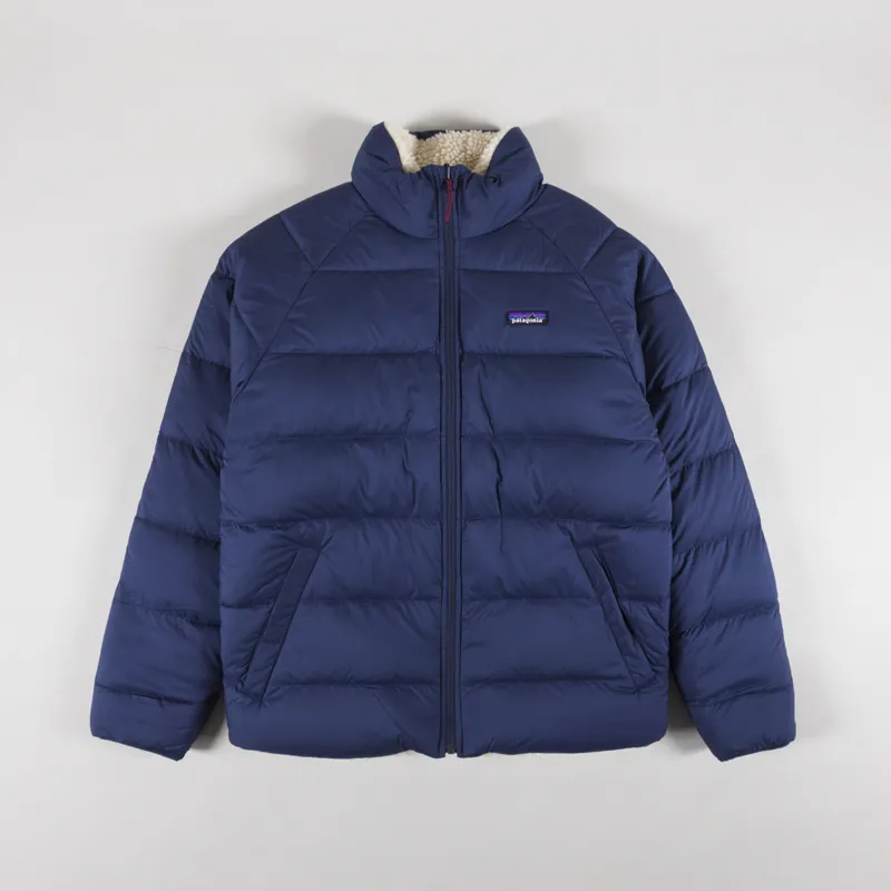 Patagonia Reversible Silent Down Jacket New Navy