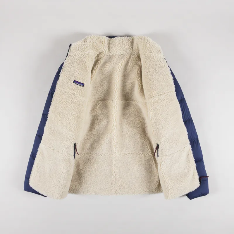 Patagonia Reversible Silent Down Jacket New Navy-1