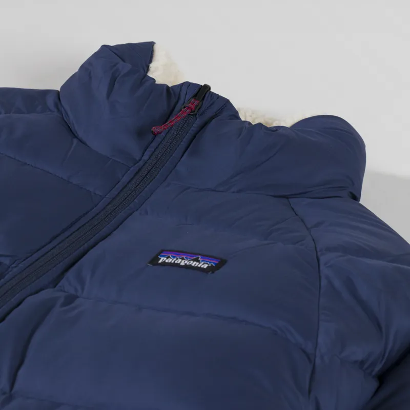 Patagonia Reversible Silent Down Jacket New Navy-10
