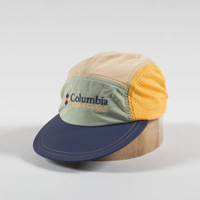 Columbia Mens Wingmark Cap Safari Nocturnal Canoe Summer Orange
