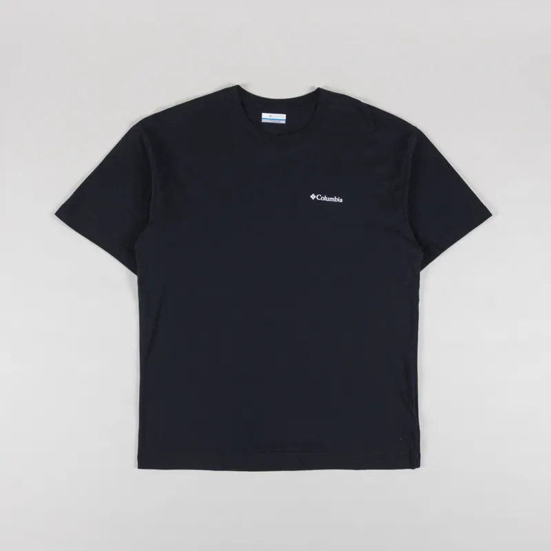 Columbia Black Butte Graphic T Shirt Black-1