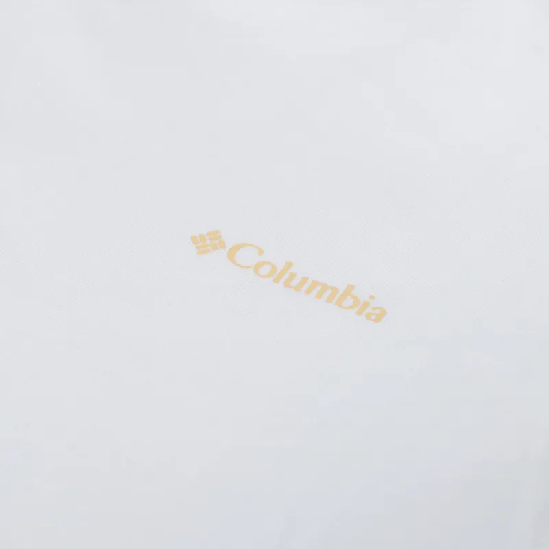 Columbia Black Butte Graphic T Shirt White-5