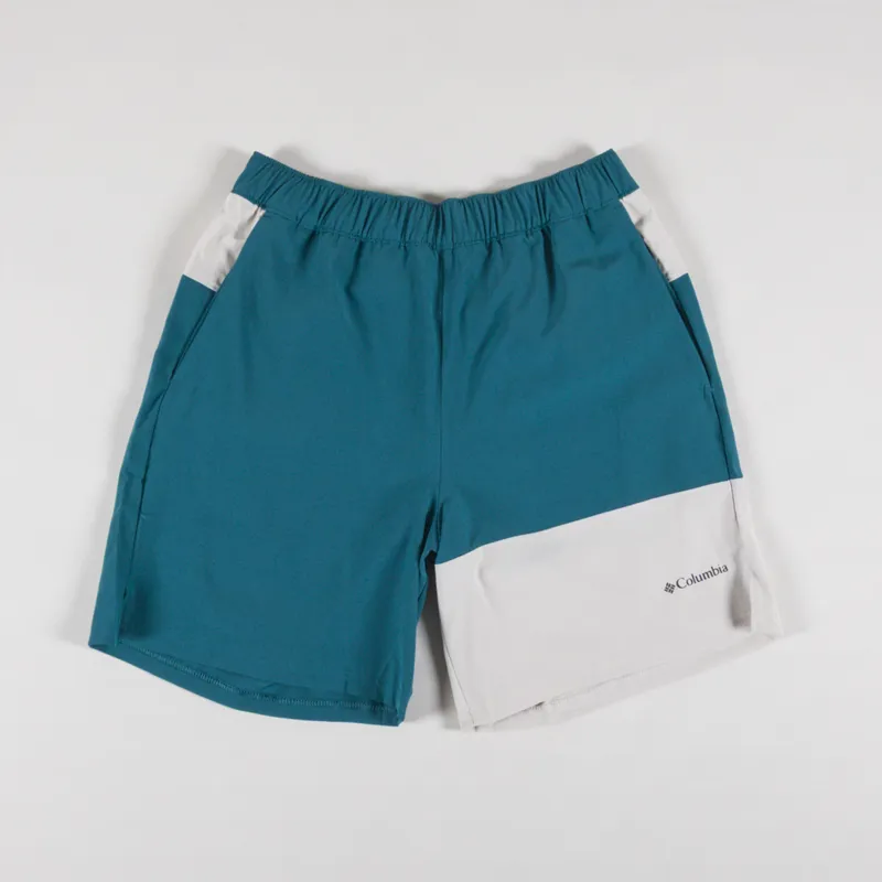 Columbia Colour Block Hiking Shorts River Blue