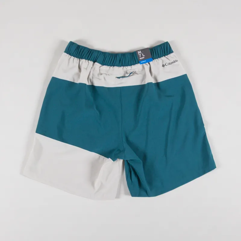 Columbia Colour Block Hiking Shorts River Blue-1
