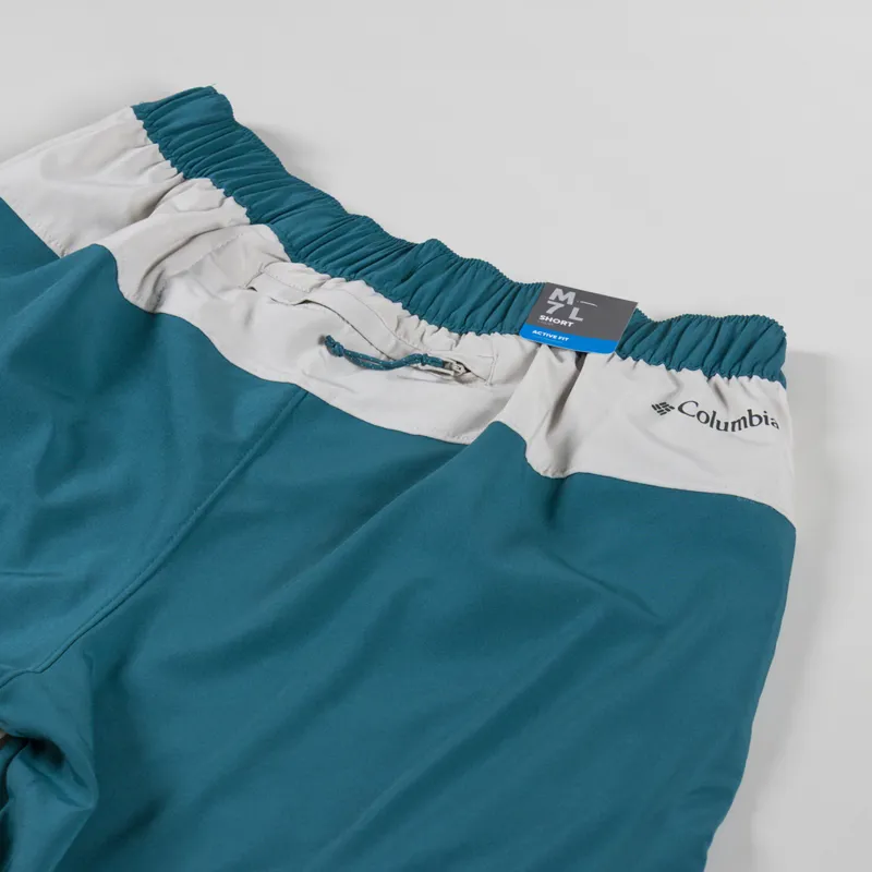 Columbia Colour Block Hiking Shorts River Blue-3